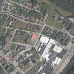 Luftbild: Badeplatz bei Karlstein an der Thaya
