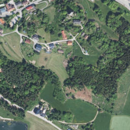 Luftbild: Badeplatz bei Arbesbach
