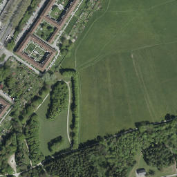 Luftbild: Park bei Harbach
