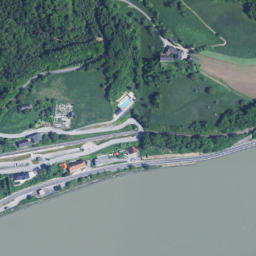 Luftbild: Freibad St. Nikola