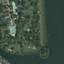 Luftbild: Wasserspielbecken