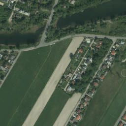 Luftbild: Wasserfall bei Aspern