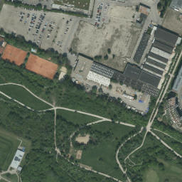 Luftbild: Park bei Altmannsdorf