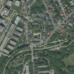 Luftbild: Park bei Alterlaa