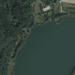Luftbild: Badeplatz bei Seeleiten