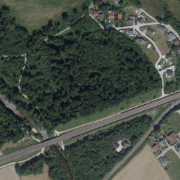 Luftbild: Badeplatz bei Wimberg