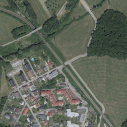 Luftbild: Wasserfall bei Zeislau