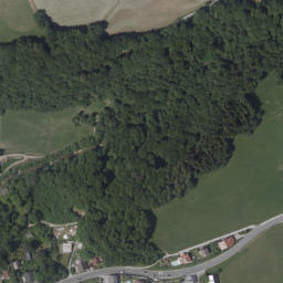 Luftbild: Gnigler Wasserfälle