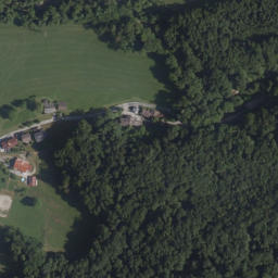 Luftbild: Startpunkt Glasenbachklamm