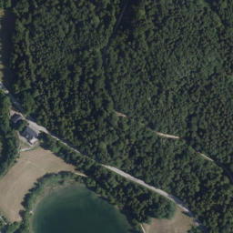 Luftbild: Badeplatz bei Vordersee