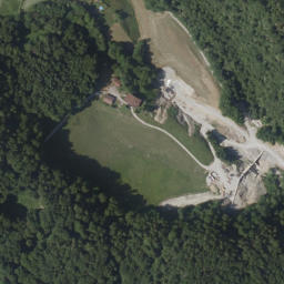 Luftbild: Große Klufthöhle