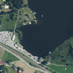 Luftbild: Strandbad Schwarzsee