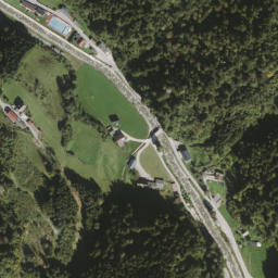 Luftbild: Freibad Öblarn