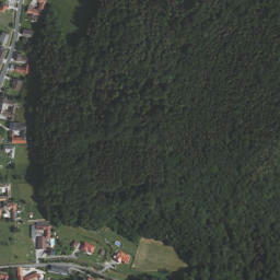 Luftbild: Wasserfall bei Stuben