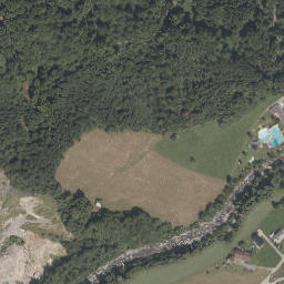 Luftbild: Freibecken