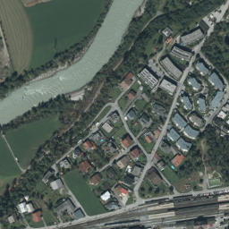 Luftbild: Badeplatz bei Riedern