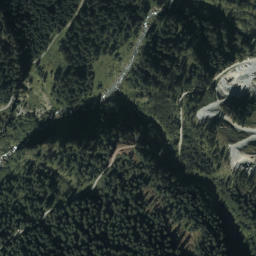 Luftbild: Wasserfall bei Kaisers