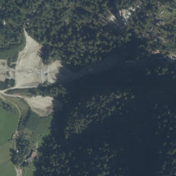 Luftbild: Wasserfall bei Tumpen