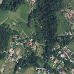Luftbild: Wasserfall bei Mariatrost