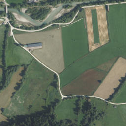 Luftbild: Badeplatz bei Stranach