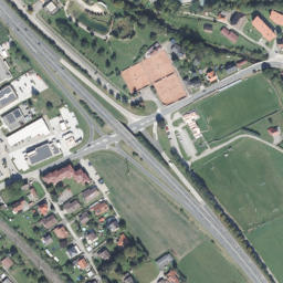 Luftbild: Freibad Friesach