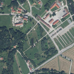 Luftbild: Badeplatz bei Wiesberg