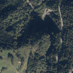 Luftbild: Silberfall Wasserfall