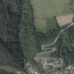Luftbild: Wasserfall bei Muschkau/Muškava